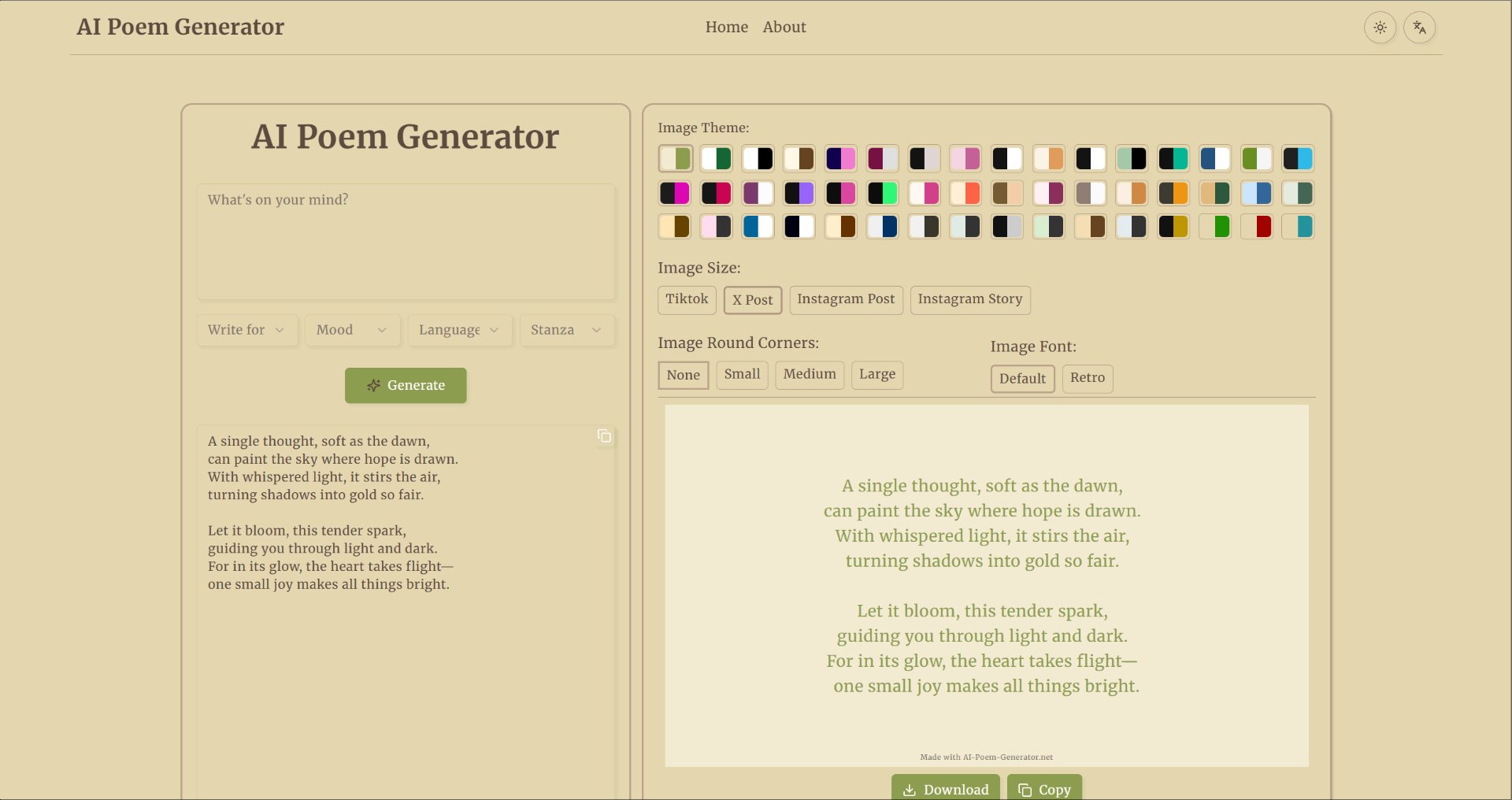 AI Poem Generator