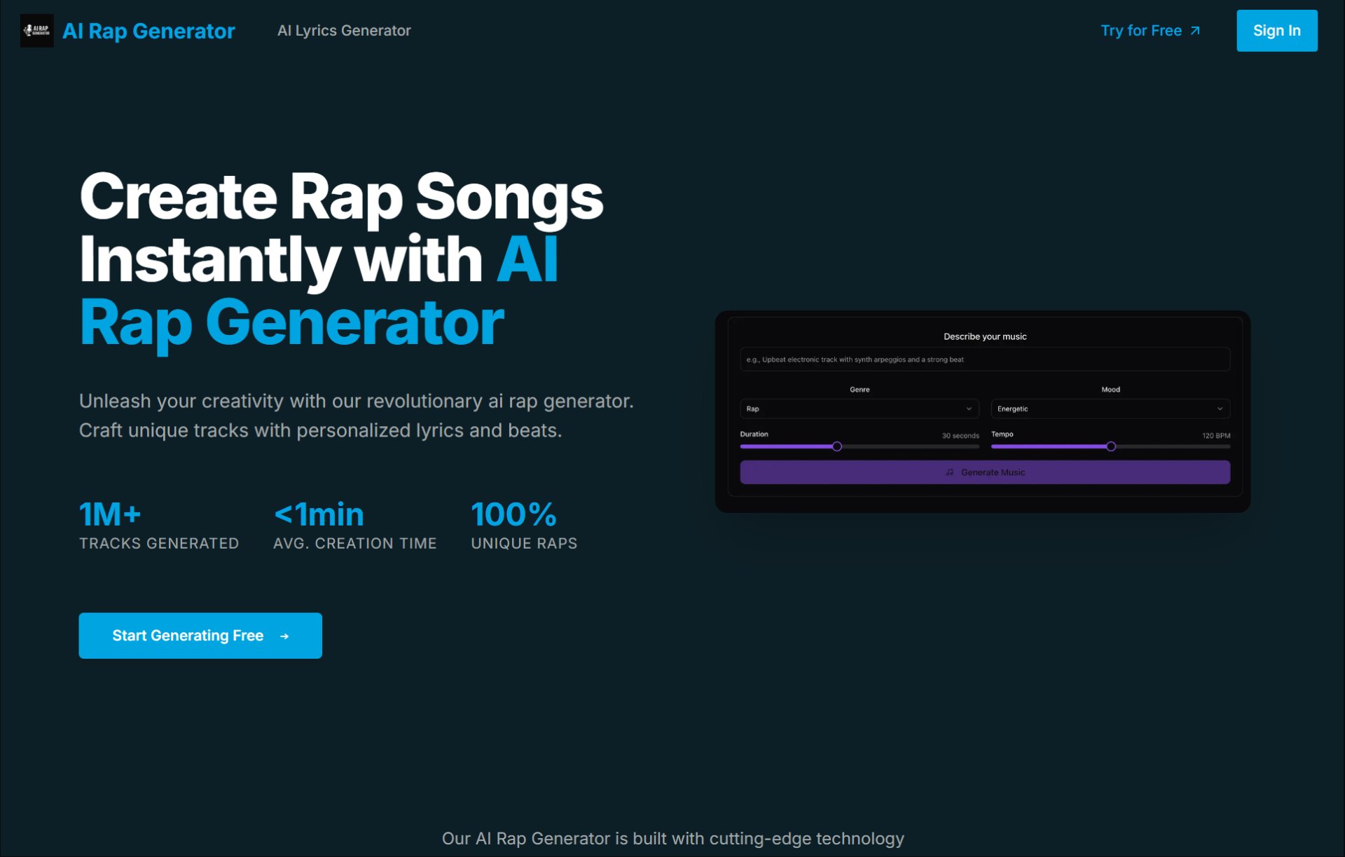 AI Rap Generator