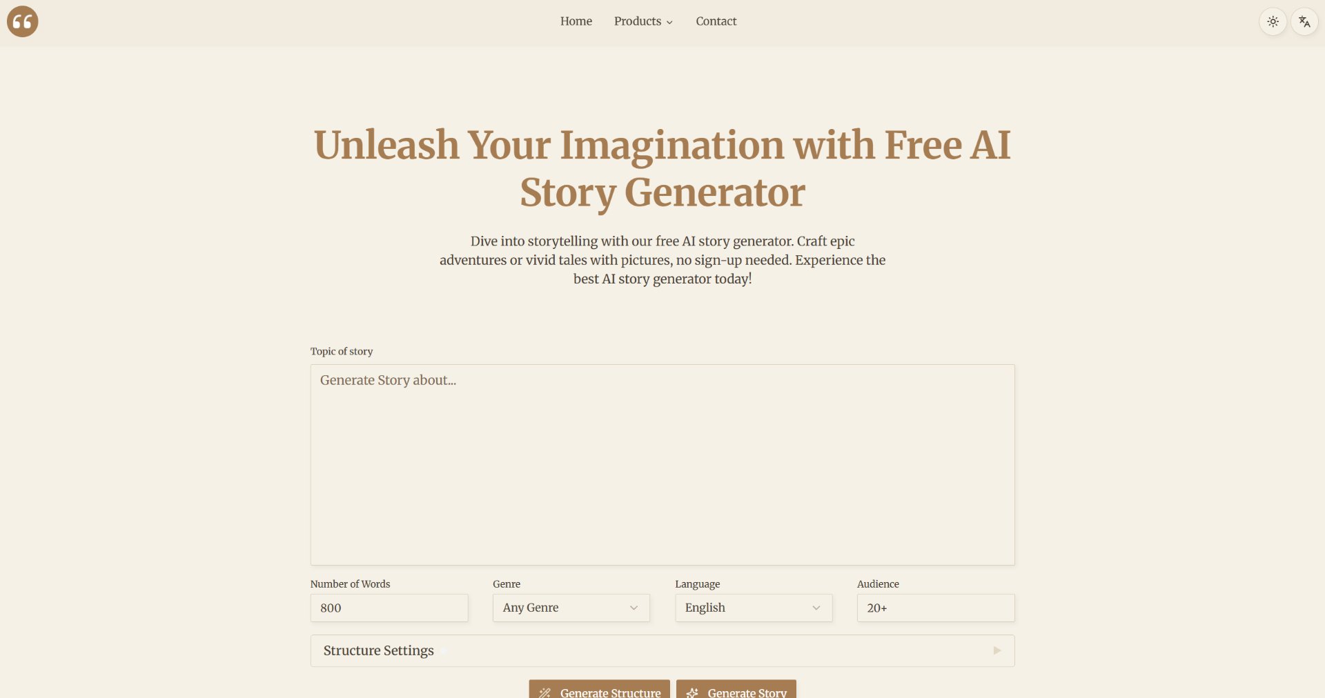 AI Story Generator