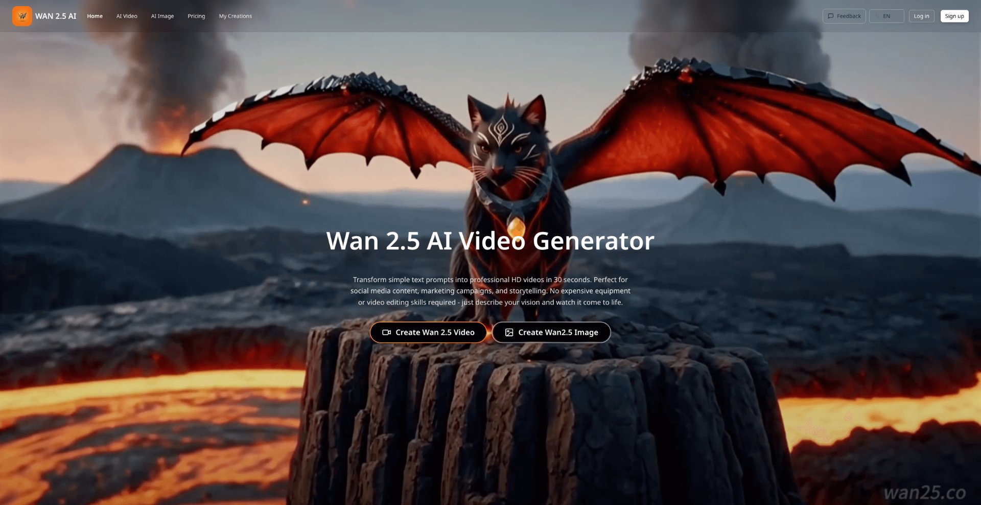 Wan 2.5 AI Video Generator