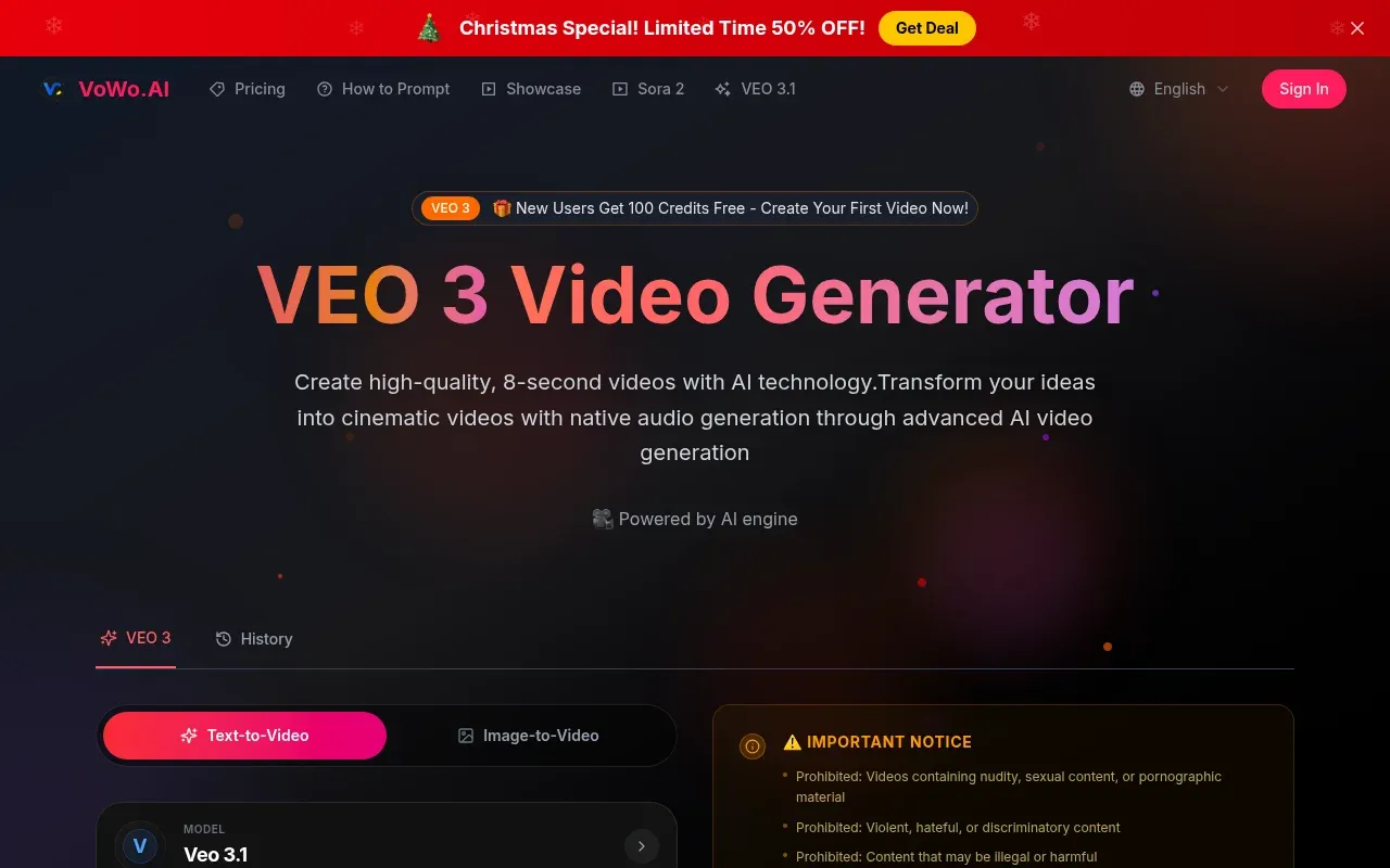 VEO 3 Video Generator