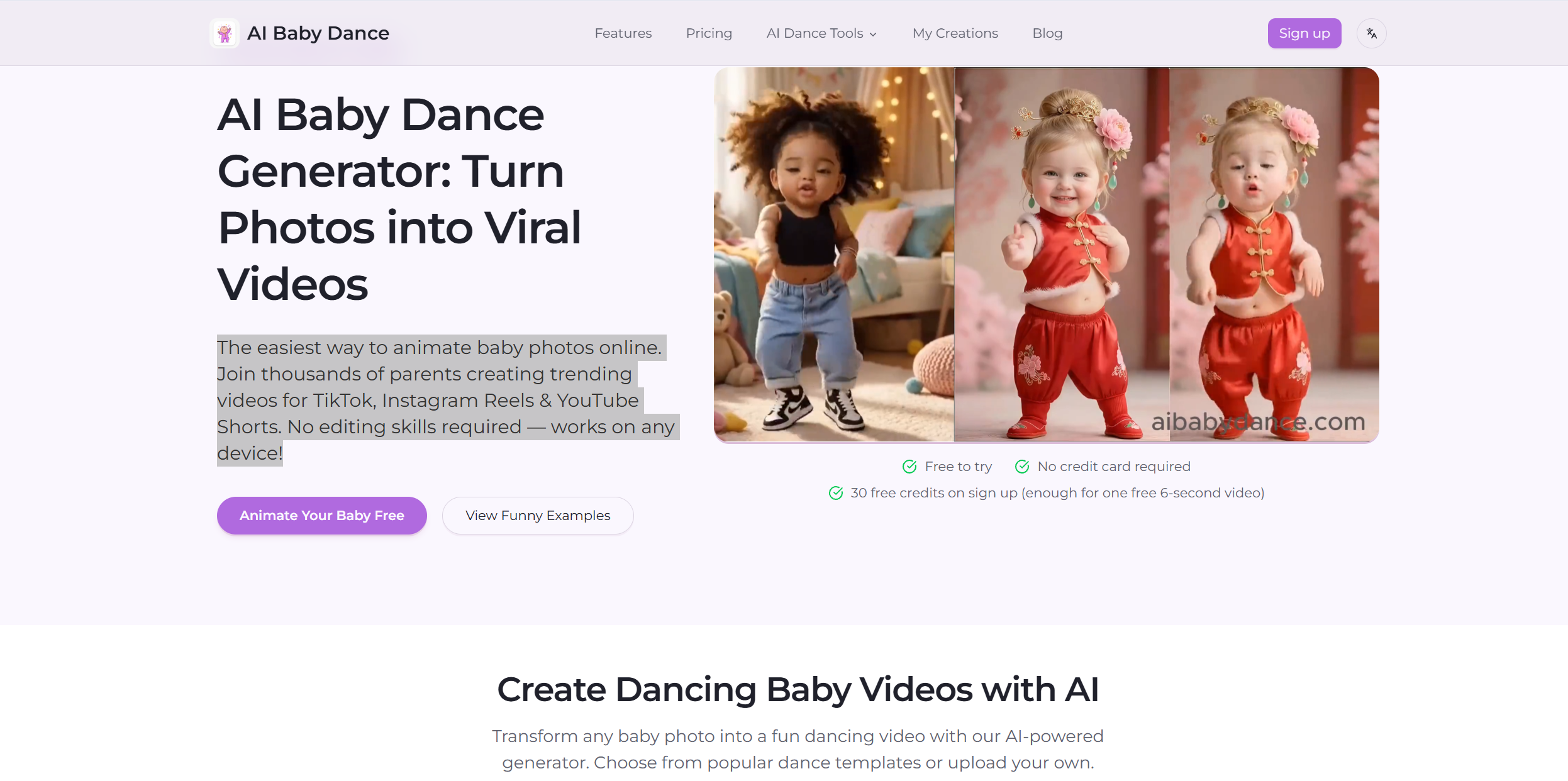  AI Baby Dance Generator