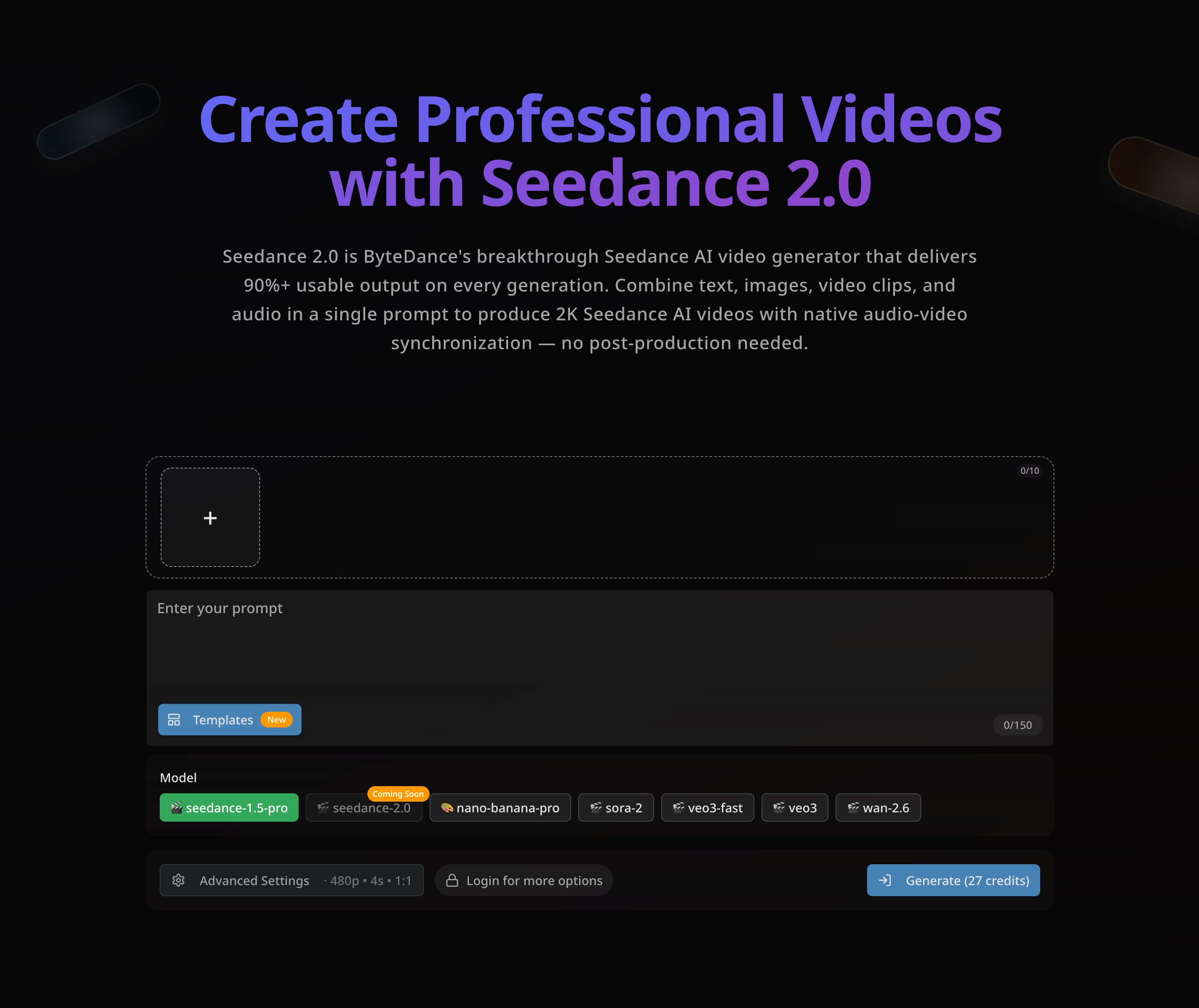 seedance 2 video studo